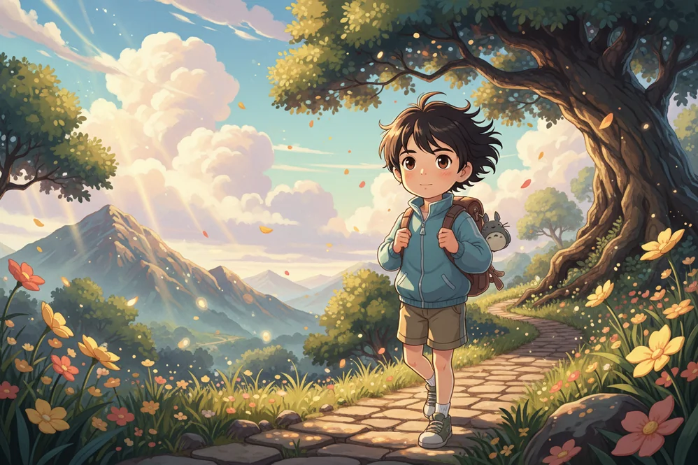 Ghibli AI Generierte Kunst Beispiel 2