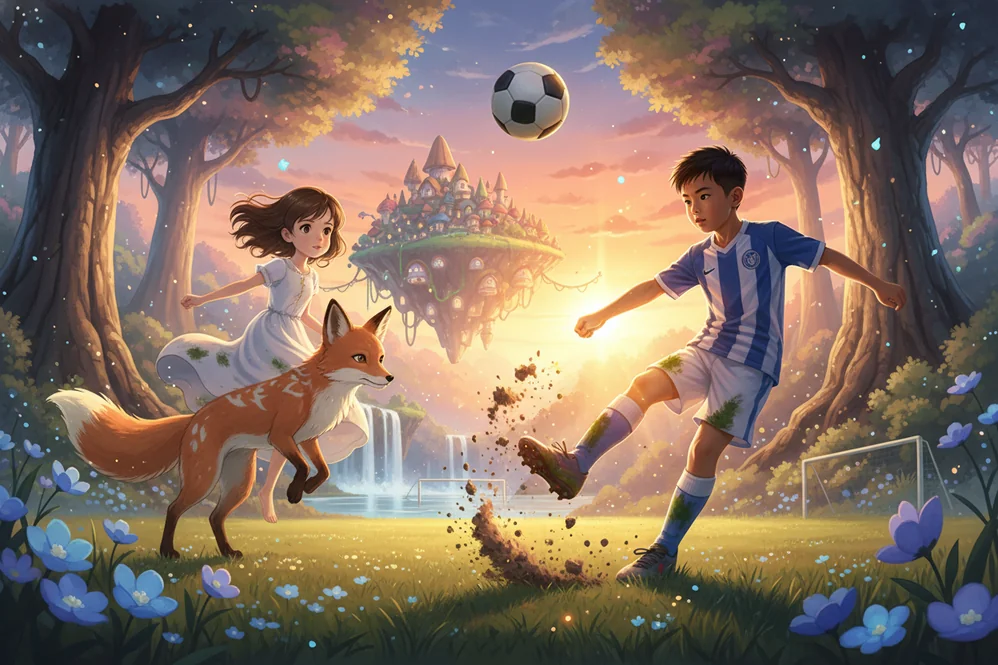 Studio Ghibli Ästhetik Kunst Beispiel 3