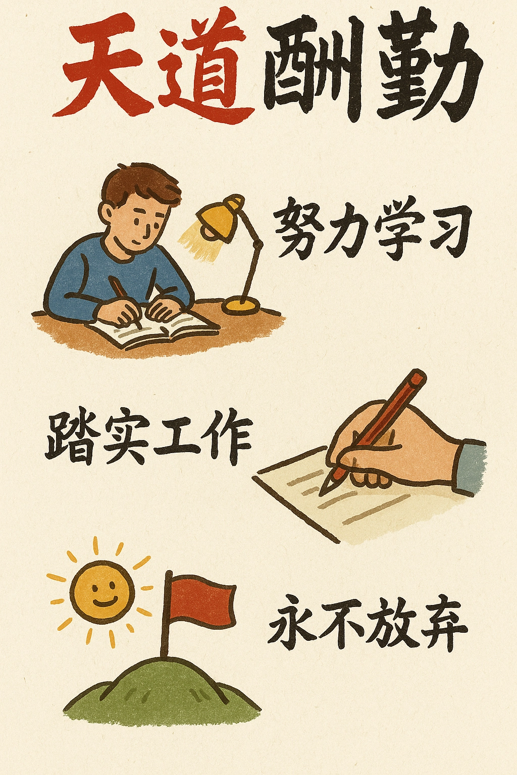 天道酬勤