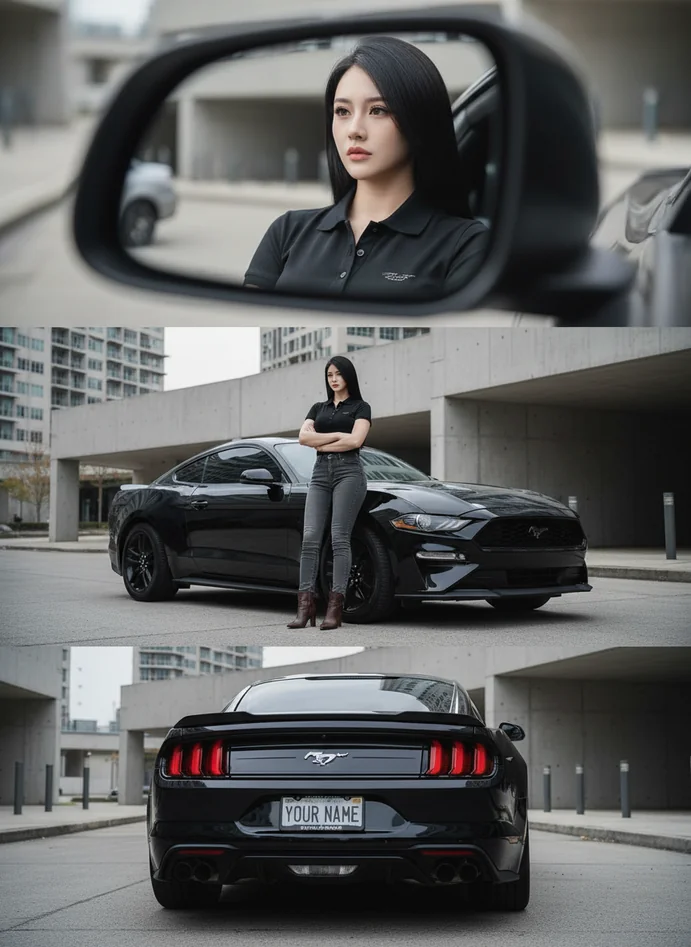 Retrato Automotriz con Arquitectura Moderna